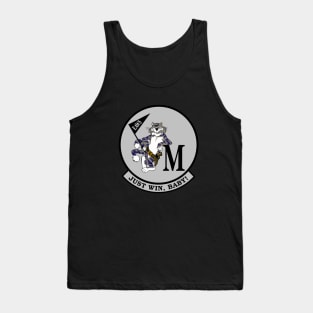 F-14 Tomcat - Just Win, Baby - Silver - Clean Style Tank Top